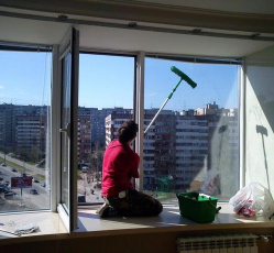 Мытье окон в однокомнатной квартире Белореченск